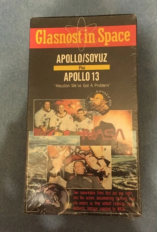 Glasnost In Space Apollo/Soyuz And Apollo 13 1990 VHS SEALED - Image 1 of 4