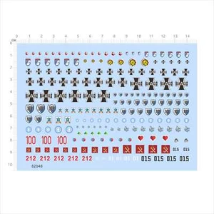 1/72 1/144 Girls and Panzer Tank School Insignia Markings Water Slide Decal - Picture 1 of 1