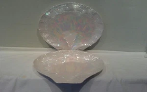 Un par de platos/platos de porcelana Este Ceramiche Seashell - Imagen 1 de 12