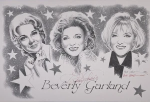 Beverly Garland and Bob Dale signed Print 11”x17" - Picture 1 of 8