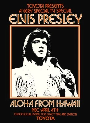 Elvis Presley 1973 NBC Special "Aloha From Hawaii" 20 x 30 Reprint Poster - Image 1 of 4