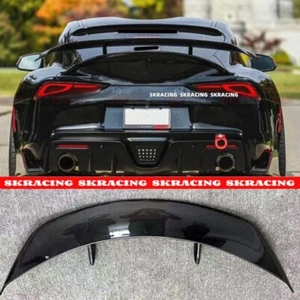FOR 2020-2024 TOYOTA SUPRA A90 A91 CARBON FIBER GT REAR TRUNK SPOILER WING KITS - Bild 1 von 11