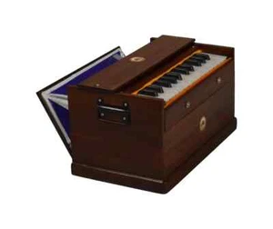 New Single Bellow Single Reed 25 Key 2 Octave Baby Bina Harmonium with Bag - Picture 1 of 10