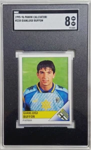 1995 Panini Calciatori #228 Gianluigi Buffon Rookie RC SGC 8 NM-MT Juventus GOAT - Picture 1 of 2