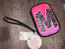 Justice Initial M Letter Wallet Wristlet Does Not Light Up Anymore Pink Zebra