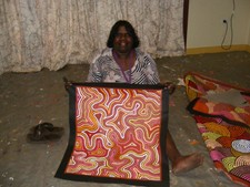 NELLY MARKS NAKAMARA 60 cm x 70 cm Travelling Women