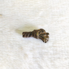 19c Vintage Mythological Yali Dragon Figure Bronze Stamp Seal Dye Rich Patina