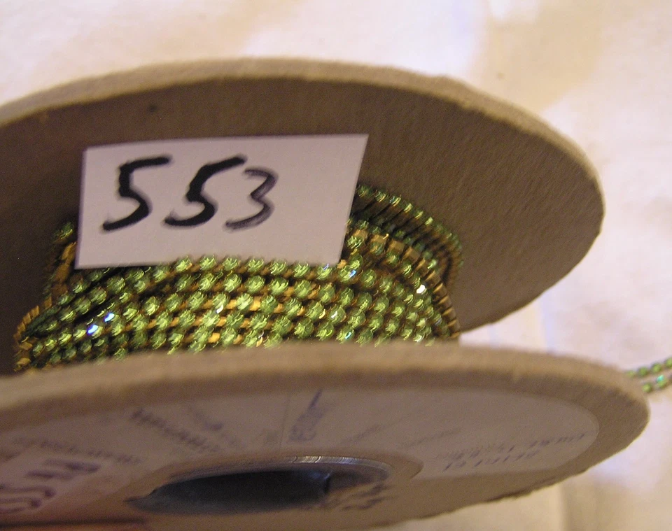 Conjunto de cadena de cristal de Swarovski de diamantes de imitación de 2 mm de colección de 1 pie joyería artesanal Foto 1 de 1