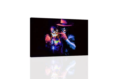 Joker Has Batgirl DC Comics - CANVAS OR PRINT WALL ART - Image 1 of 2