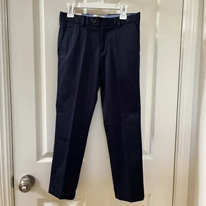 Scotch & Soda Scotch Shrunk Boys Chino Pants Regular Slim Navy Blue Size 10 - Picture 1 of 13