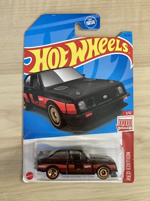 Hot wheels Ford Escort RS2000 red edition rare US model new on card - Image 1 of 4