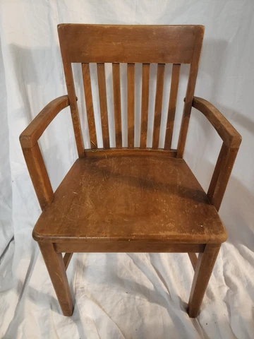Antique Banker/Library/Office Armchair Cover