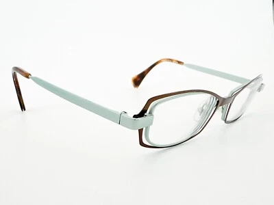 Face a Face Twins 6 Eyeglasses FRAMES 9126 Blue 49[]18-130 Tortoise Brown K615 - Image 1 of 4