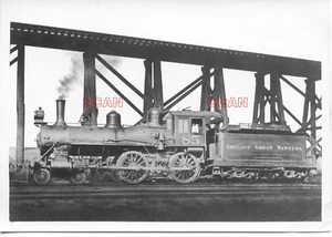 25BB740 RP 1912 CHICAGO GREAT WESTERN RAILROAD 4-4-0 LOCO #85 OELWEIN IOWA - Picture 1 of 1