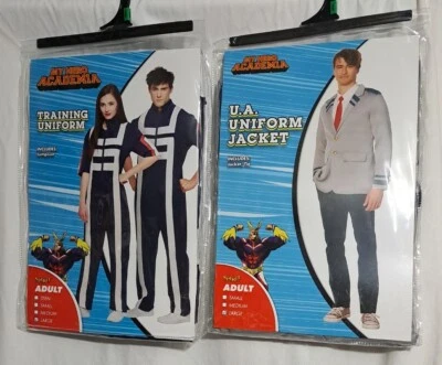 My Hero Academia Large Training Uniform & U.A Uniform Jacket Lot New In Package - Image 1 of 4