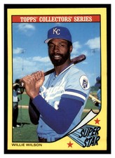 1986 Topps Baseball Champion Superstars #32 WILLIE WILSON ~F9Y