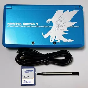 Nintendo 3DS LL Monster Hunter 4 Hunter Pack Console Edizione Limitata Giappone - Foto 1 di 5