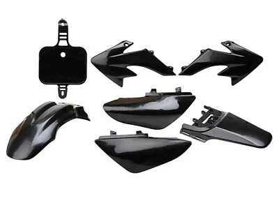 Qa Parts Complete Plastic Kit For Honda CRF50F 2004-2023  Black - Image 1 of 4