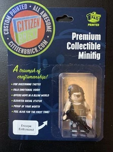 Citizen Brick Minifigure Escape Enthusiast (Snake Plissken) Minifig Brand New - Picture 1 of 3