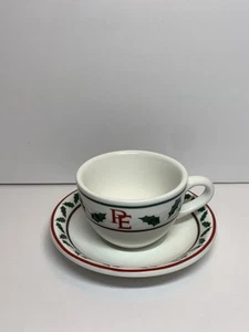 Pottery Barn The Polar Express Movie Hot Chocolate Cup & Saucer, Rare, GUC - Bild 1 von 11