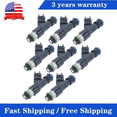 8 件燃油喷射器适用于雪佛兰 Avalanche Cheyenne Silverado 1500 Tahoe 2007-09 — 第 1/4 张图片