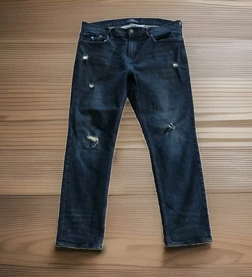 Pantalones de mezclilla para hombre Regal Exchange 38x32 azul desgastado skate súper elásticos Foto 1 de 4