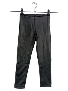 ZARA Leggings Bambini Neri Effetto Pelle (IT 114, EU 110) - Foto 1 di 3