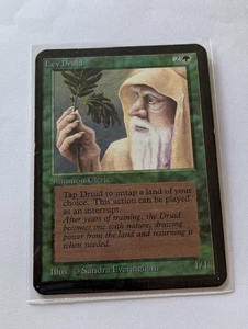 WOTC MTG Vintage Alpha Edition Ley Druid (LP) CCG Magic the Gathering - Picture 1 of 4