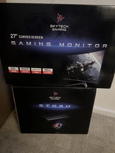 Skytech Storm Gaming Desktop Bundle (27 AMD Ryzen 5 16GB 1TB SSD RTX - Picture 1 of 2