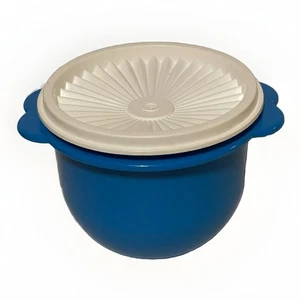 Tupperware 2513B blau 700 m weißer Deckel - Bild 1 von 5