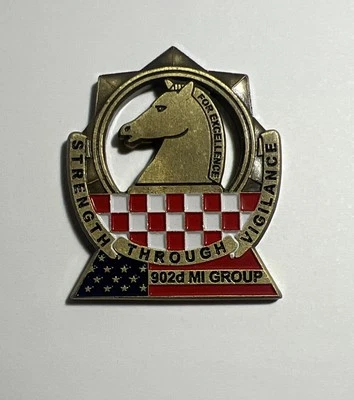 902nd Military Intelligence Group Challenge Coin U.S. Army Counterintelligence - Image 1 of 3