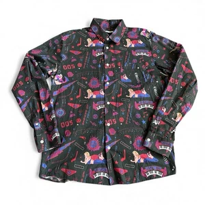 Ed Banger Records Soulland Herren Button Up Shirt Gr. M ED Rec 100 Pinball RAR - Bild 1 von 9