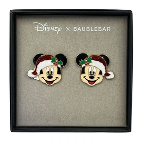 Disney x Baublebar Ohrringe Weihnachten Mickey Ohrstecker Santa Holiday Sparkle - Bild 1 von 6