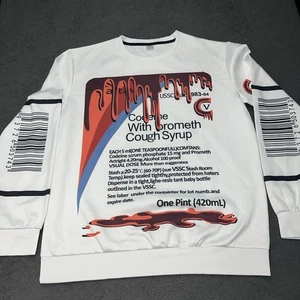 Codene Cough Syrup Long Sleeve Graphic T-shirt Cotton And Spandex 3XL Fits Small - Picture 1 of 12