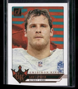2024 Donruss #4 Sam LaPorta Gridiron Kings Detroit Lions - Picture 1 of 2