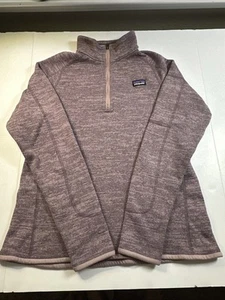 Patagonia Girls Sweatershirt Pullover Half-Zip Purple XXL/16-18 #0314 - Picture 1 of 18