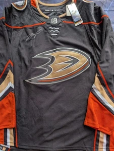 NHL Adidas Primegreen Anaheim Ducks Drysdale Signed Hockey Jersey, Size 54 - Picture 1 of 5
