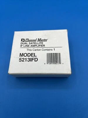 Satellite IF Line Extender Channel Master 5213IFD 12-22V Amplifier - new in box - Image 1 of 4