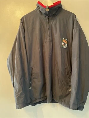 Vintage Tetley's Bitter England Rugby Fleece XL Oversized Pullover 1/4 Full Zip - Image 1 of 4