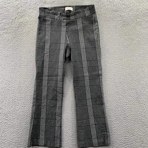 AVENUE MONTAIGNE Womens Pants Size 6 Plaid Gray 27x23 - Picture 1 of 6