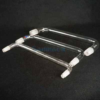 14/23 19/26 24/29 29/32 Joint 105°to 75°Lab Glass Distillation Adapter Bend Tube - Image 1 of 4