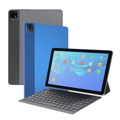 New 10 Inch Tablet PC Android 12 Dual SIM 4G5GWIFI GPS Bluetooth Keyboard 256GB - Image 1 of 4