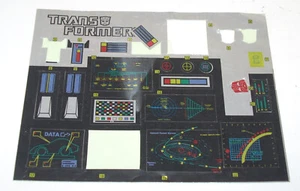 De Colección G1 Transformers OPTIMUS PRIME *PARCIAL* Hoja de Adhesivos Calcomanías SOLO Parte Usada - Imagen 1 de 3