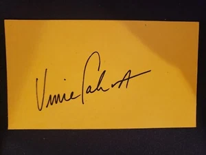 Vince Coleman Signed Autographed Index Card - Picture 1 of 1