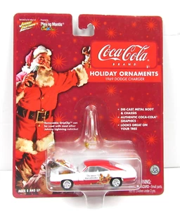Johnny Lightning Coca Cola Holiday Ornaments 1969 Dodge Charger Sammlerstück - Bild 1 von 3
