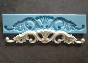 Silicone mold 35cm for furniture decorative ornate appliques, furniture pediment - Picture 1 of 8