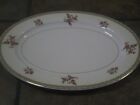 THUN CHINA ~ 12¼" OVAL PLATTER IN THE 'ATHENS' PATTERN ~ EUC