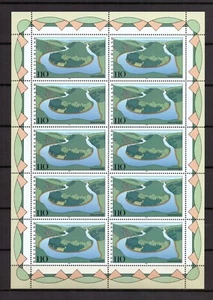 AM0564) GERMANY 2000 Mi 2133 MNH FULL MINI SHEET BILDER AUS D BLOCK OF TEN - Picture 1 of 1