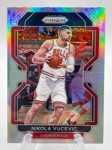 NIKOLA VUCEVIC 2021-22 Panini Prizm Silver #100 Bulls - Foto 1 di 2