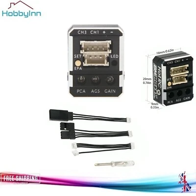 RC Car Gyro Stabiliser HOTRC F11 Drift Racing Stability Servo 3-Way Adjustable